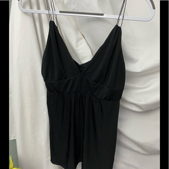 Theory Tops - Black stretch Theory camisole beaded medium